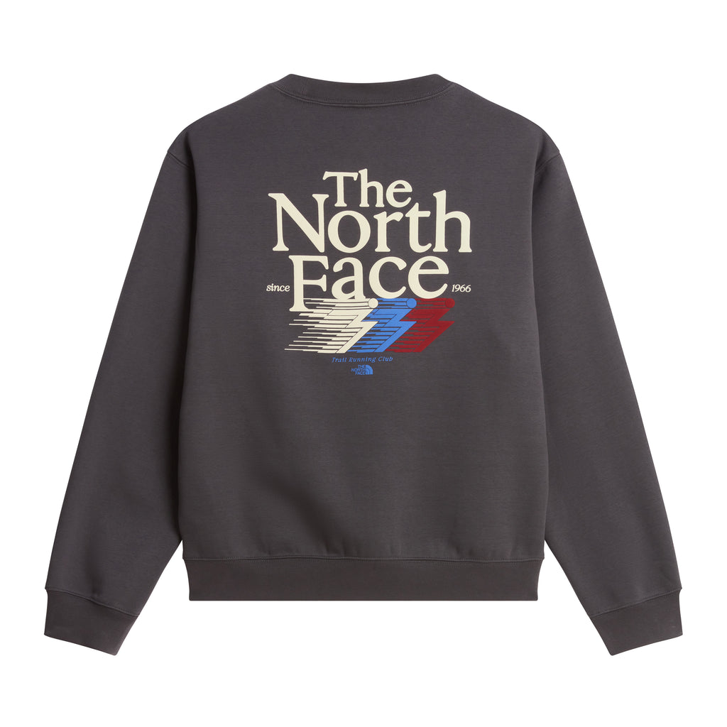 Men's Retro Trail Relaxed Graphic Sweatshirt - Grey