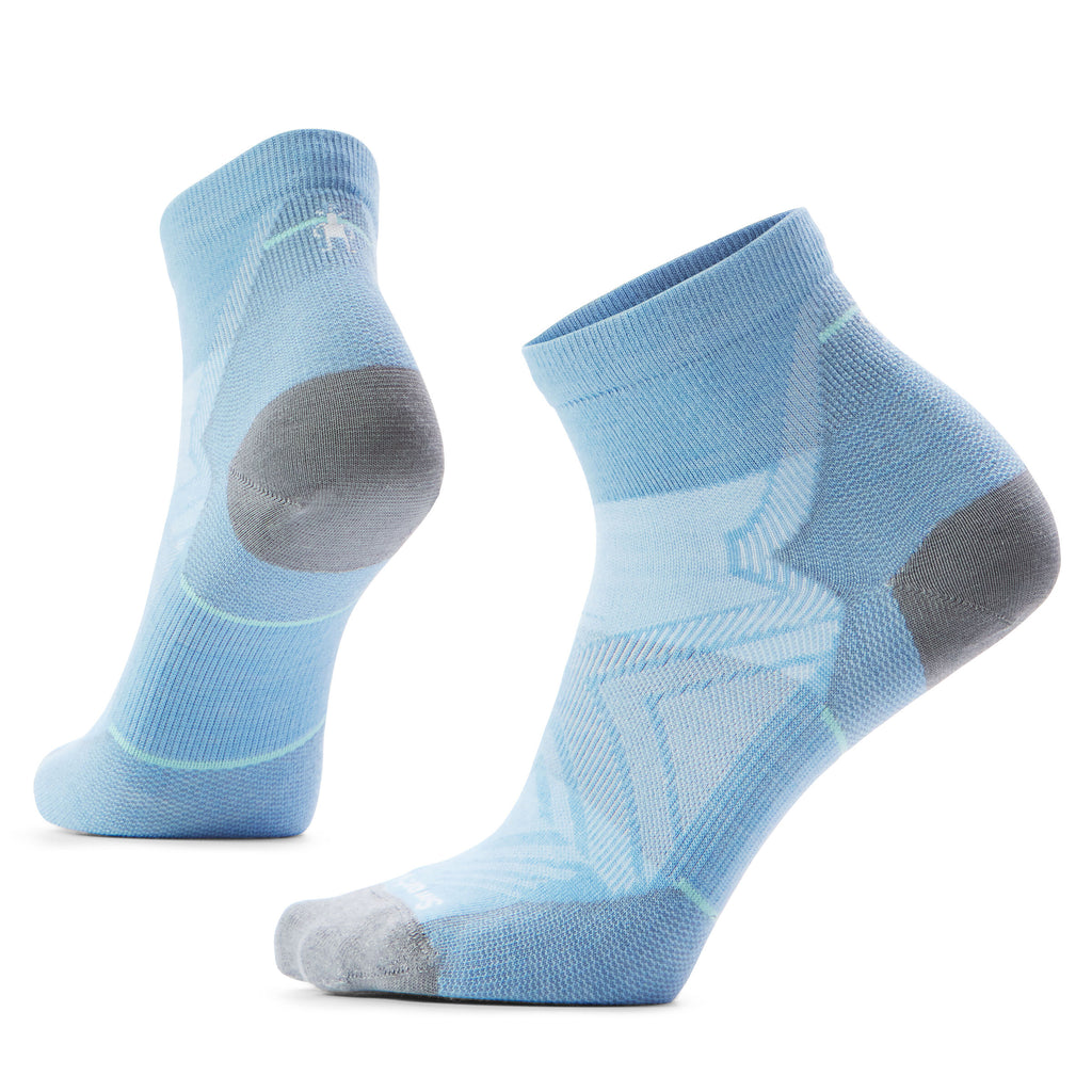 Women's Run Zero Cushion Ankle Socks - Light Blue