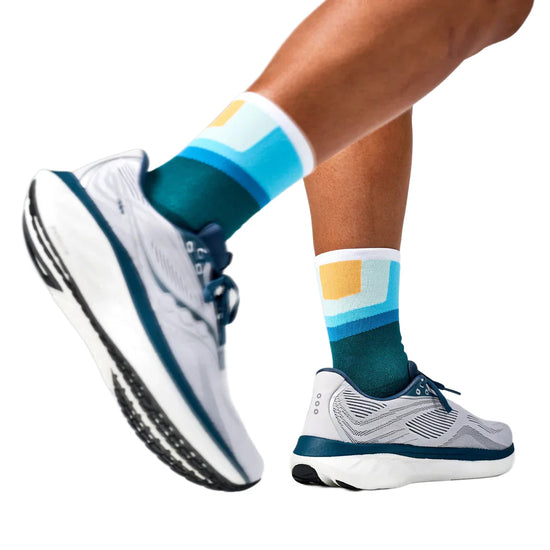 Unisex Elite Light Cushion Mini Crew Socks - Green