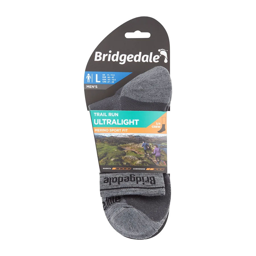 Men's Merino Sport Ultralight T2 Crew Socks - Grey