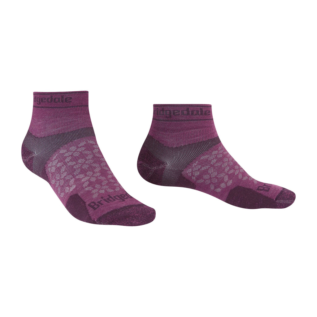 Women's Merino Sport Ultralight Low Socks - Purple