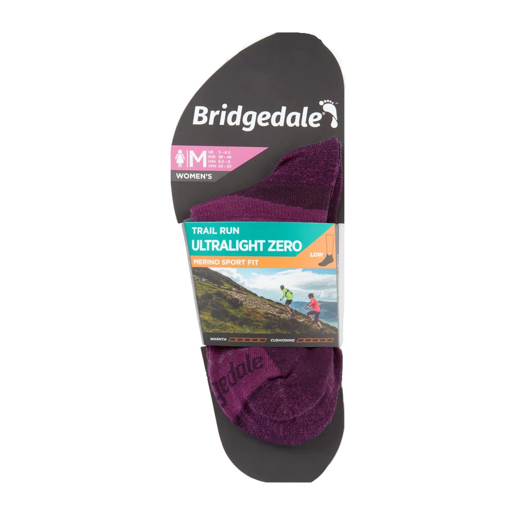 Women's Merino Sport Ultralight Low Socks - Purple