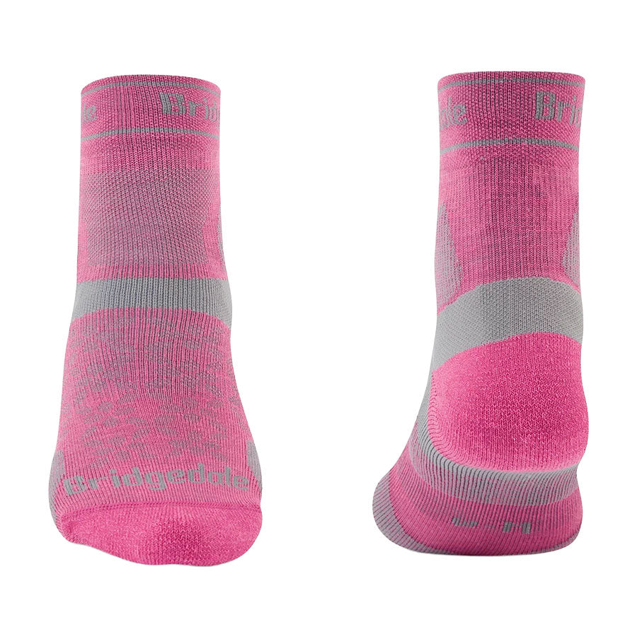 Women's Merino Sport Ultralight T2 Crew Socks - Pink