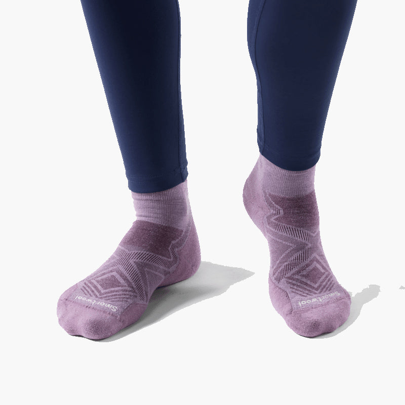 Women's Run Targeted Cushion Ankle Socks - Purple