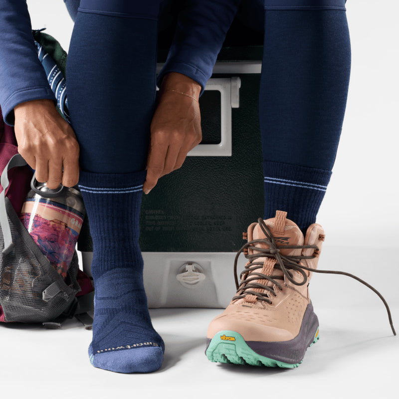 Women's Hike Light Cushion Crew Socks - Navy
