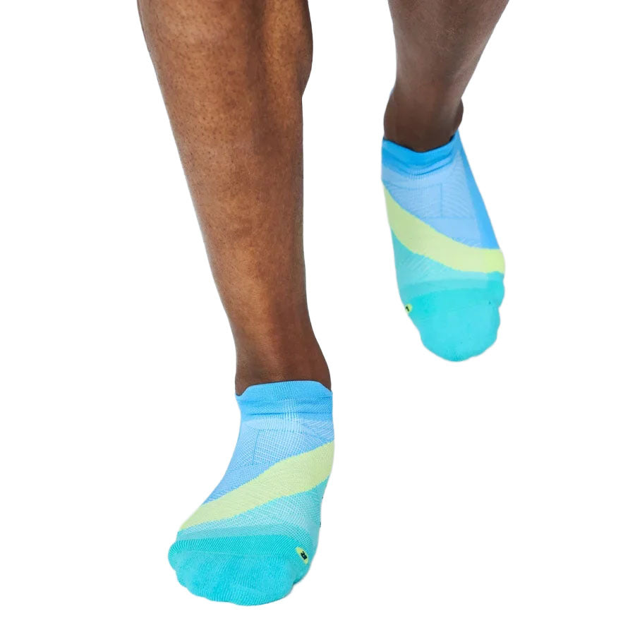 Unisex Elite Light Cushion No Show Tab Socks - Blue
