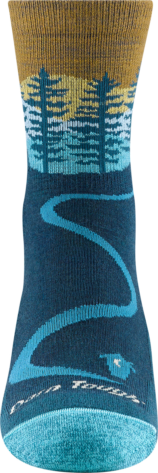 Women's Northwoods Micro Crew Midweight Hiking Socks - Blue