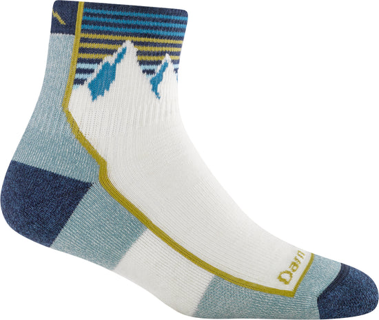 Women's Hiker Quarter Midweight Hiking Socks - White