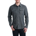 Men's Descendr Flannel Long-Sleeve Shirt - Grey