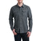 Men's Descendr Flannel Long-Sleeve Shirt - Grey