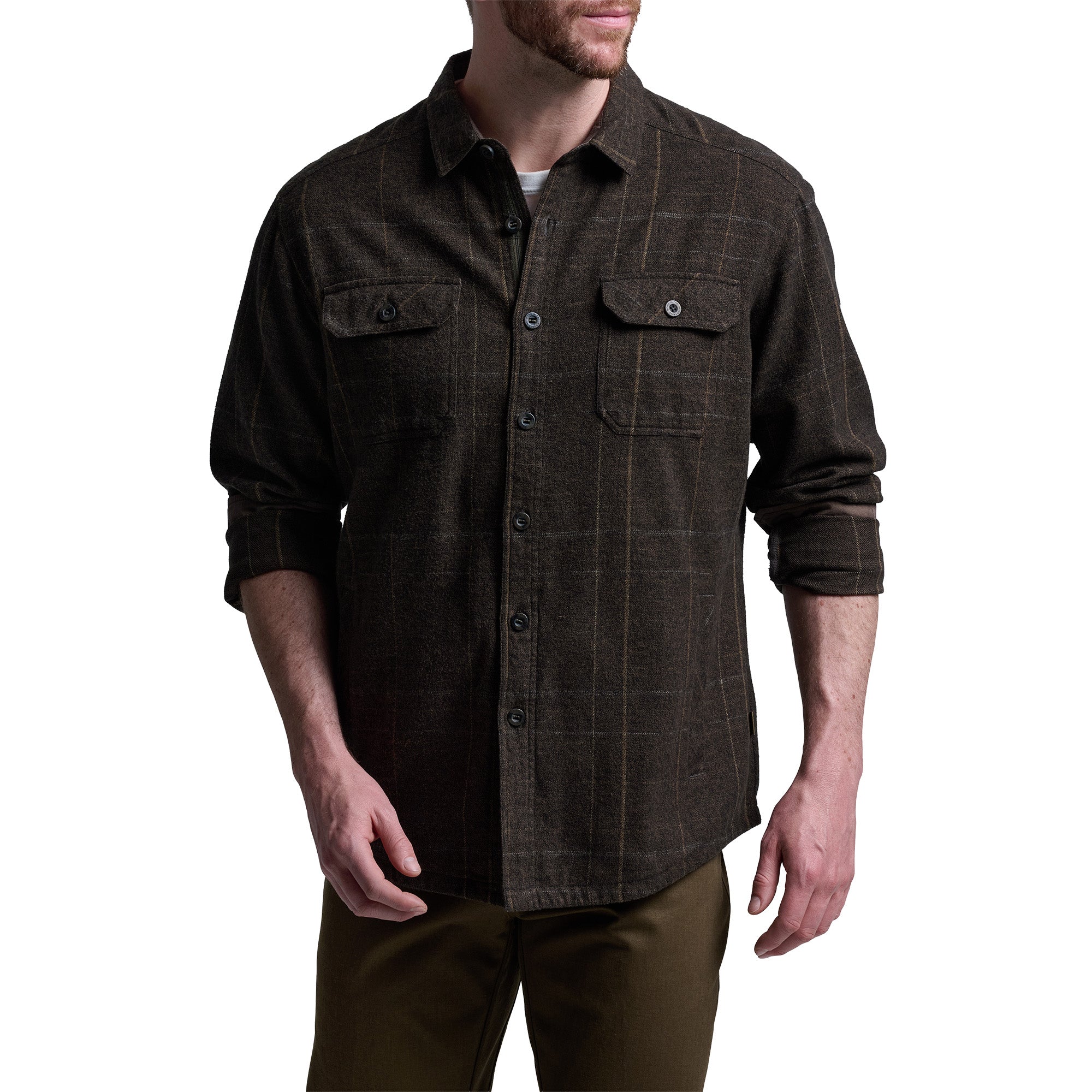 Men's Deviatr Shirt Jacket - Brown