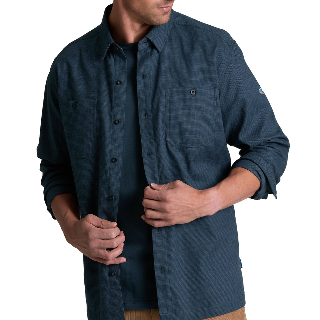 Men's Revolvr Flannel Shirt - Navy
