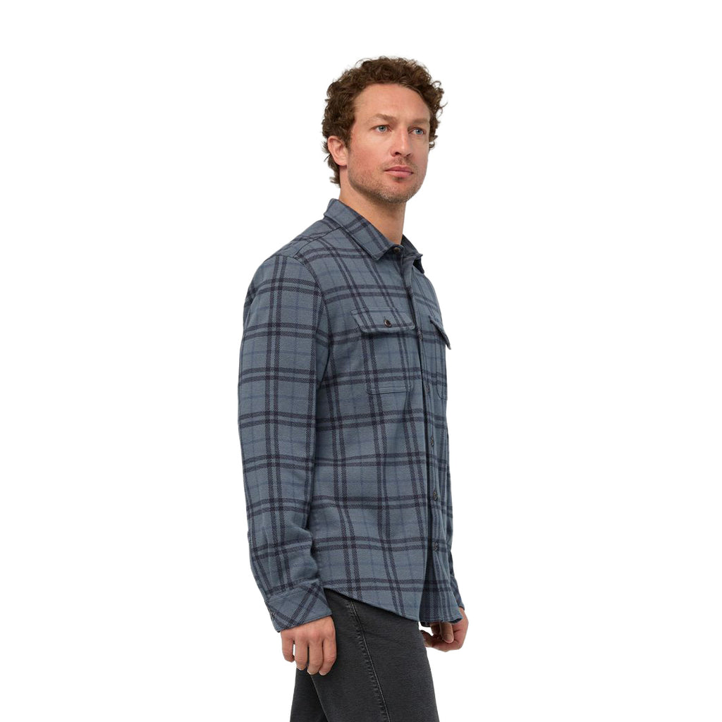 Men's Performance Flannel Overshirt - Blue