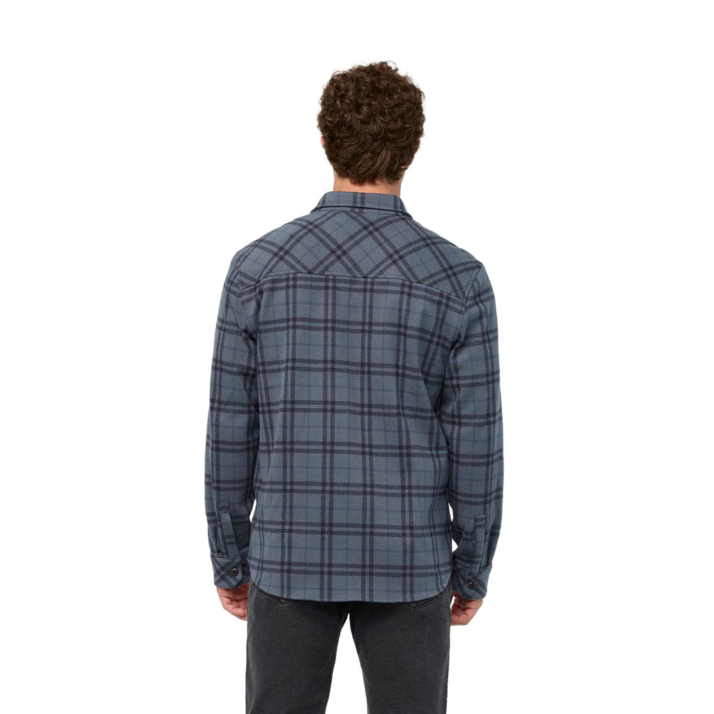 Men's Performance Flannel Overshirt - Blue