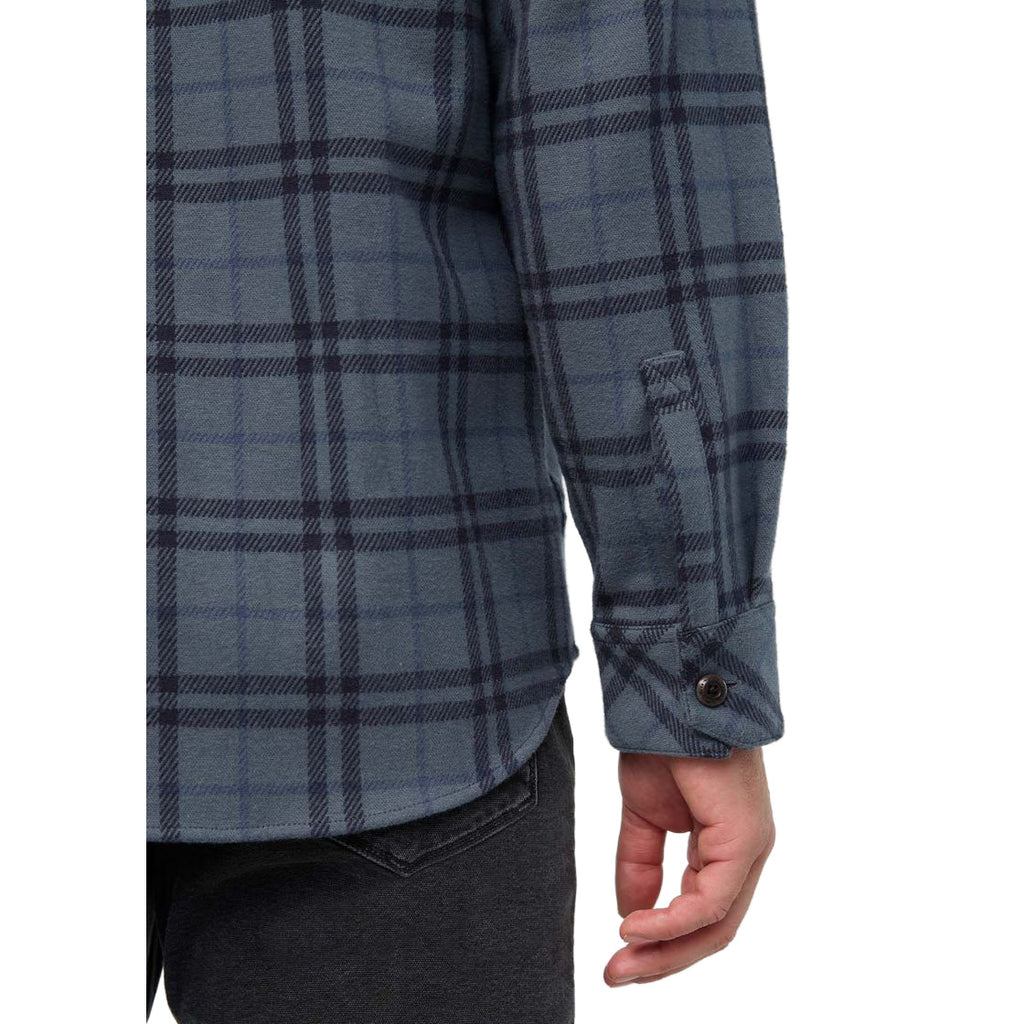 Men's Performance Flannel Overshirt - Blue