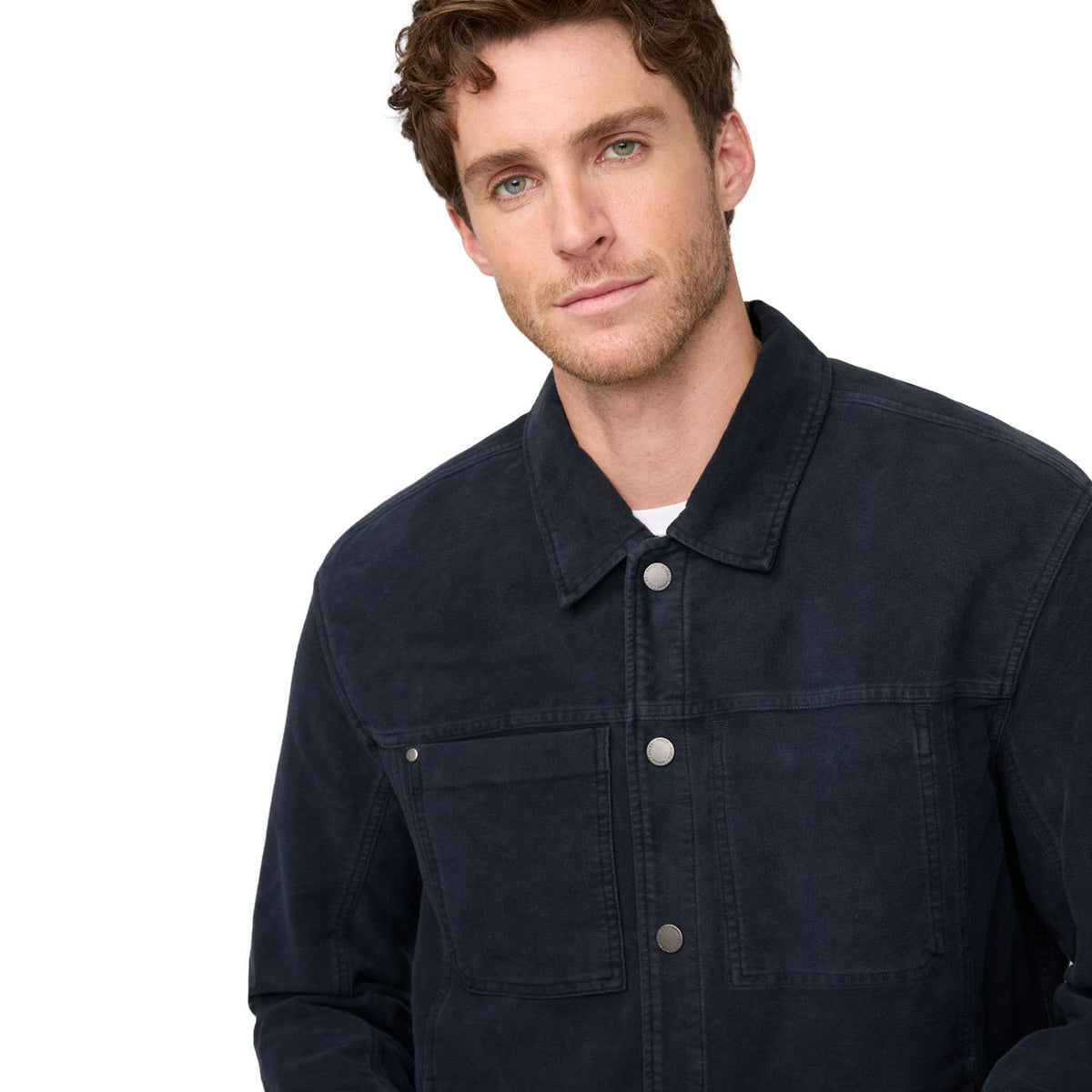 Men's No Sweat Moleskin Shirt - Navy