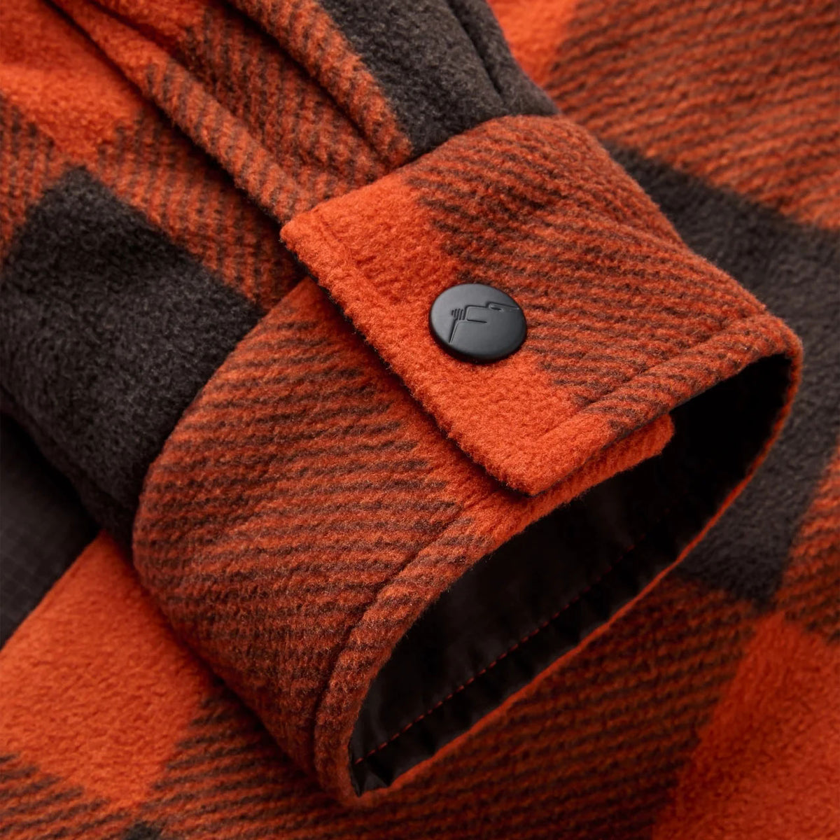 Men's Firelight Sherpa Lined Overshirt – Orange