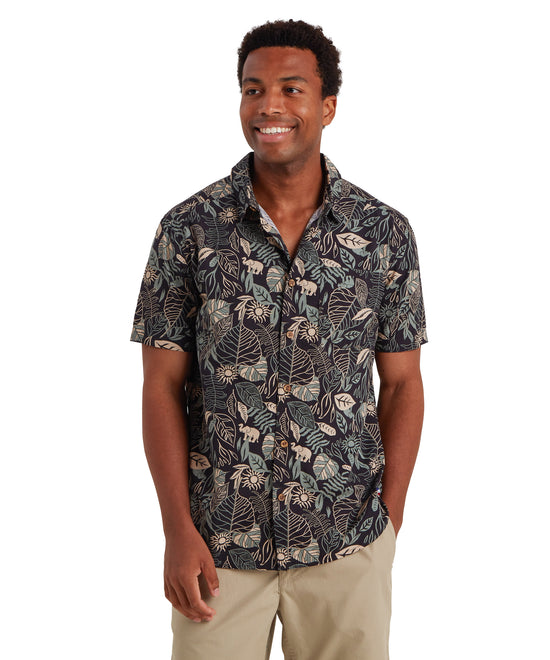 Men's Balun Short-Sleeve Shirt - Black