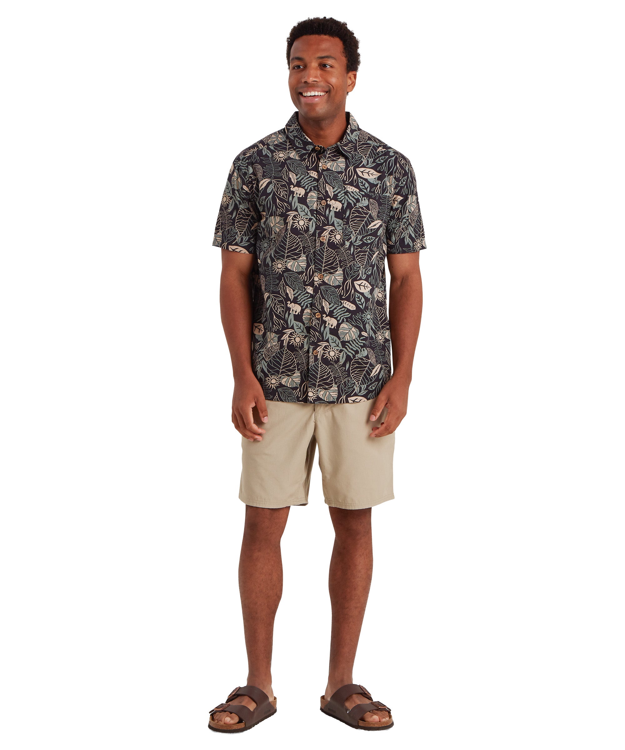 Men's Balun Short-Sleeve Shirt - Black