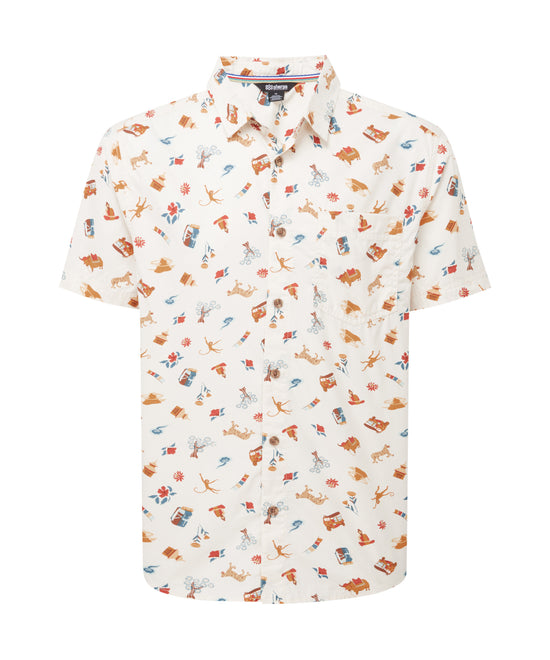 Men's Balun Short-Sleeve Shirt - Cream