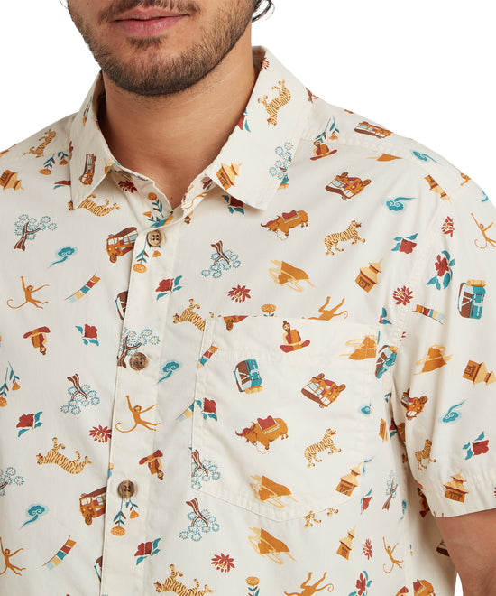 Men's Balun Short-Sleeve Shirt - Cream