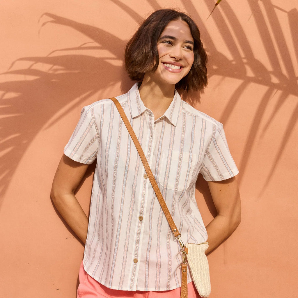 Women's Jaya Camp Shirt - Cream