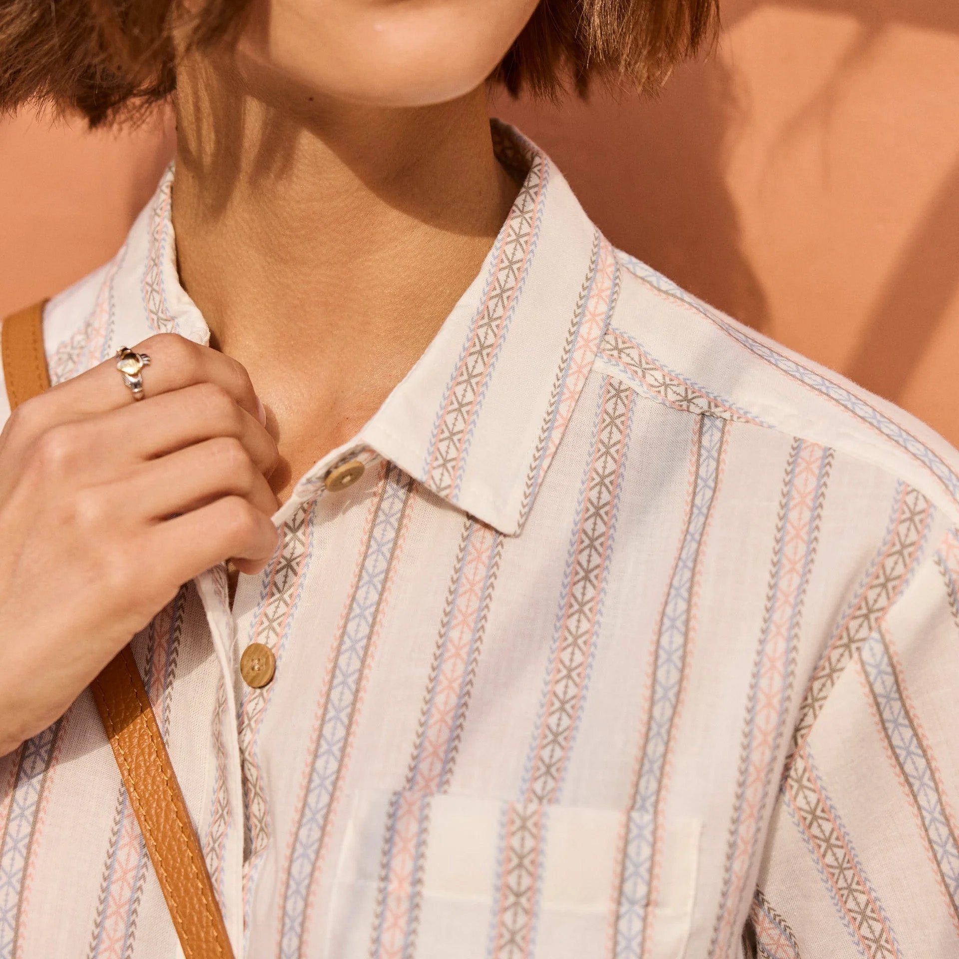 Women's Jaya Camp Shirt - Cream