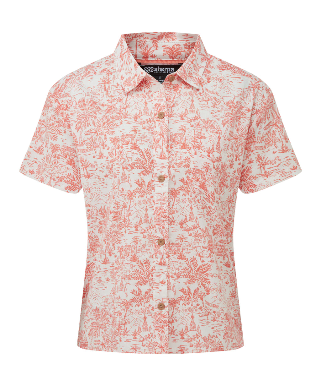 Women's Jaya Camp Shirt - Pink