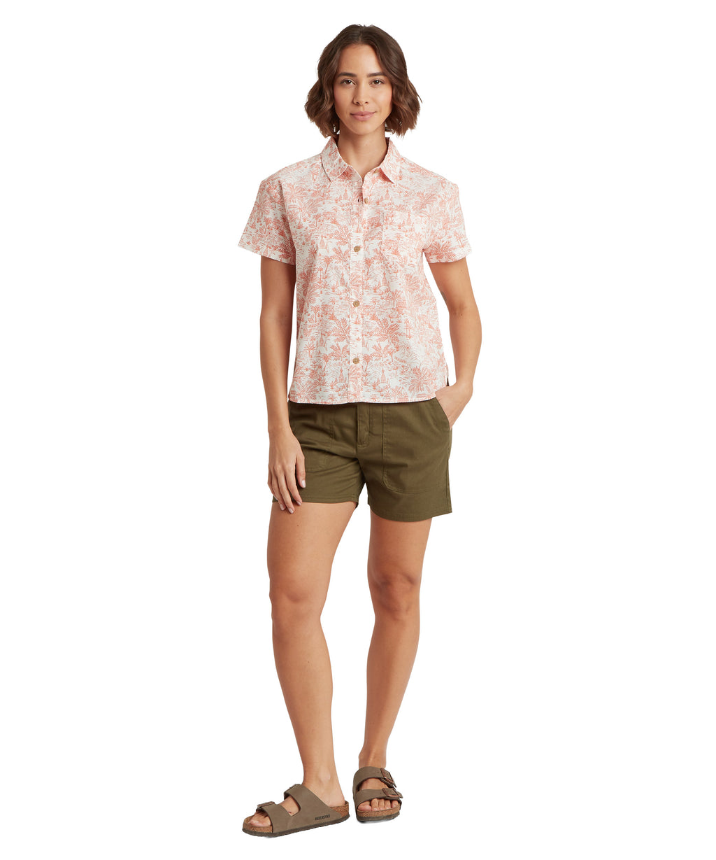 Women's Jaya Camp Shirt - Pink