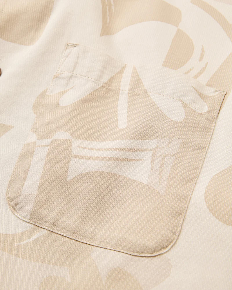 Men's Cove Cotton Shirt - Cream