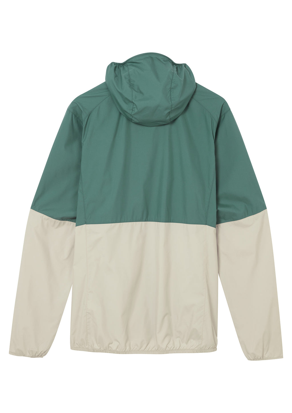 Men's Windgather Hooded Jacket - Green / Beige