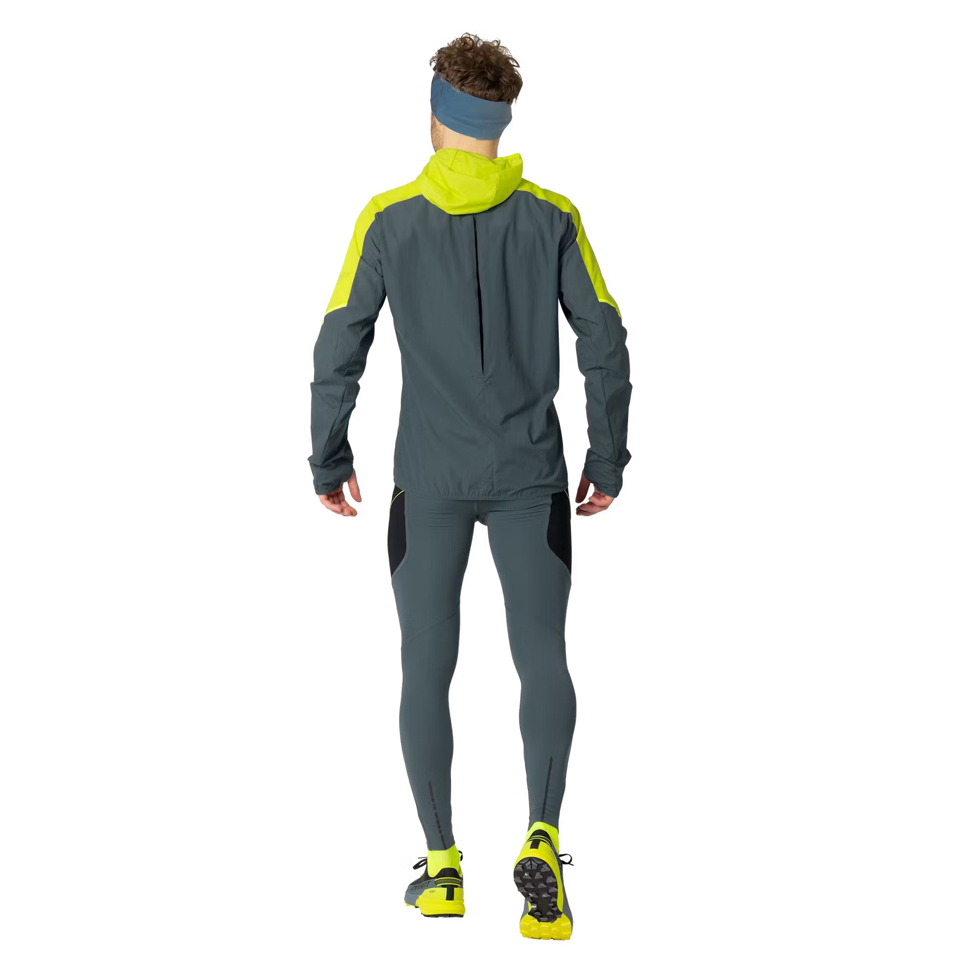 Men's Alpine Wind Jacket - Yellow / Grey