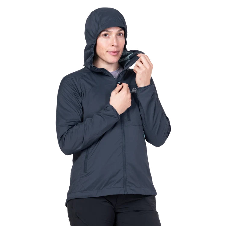 Women's Aerotherm Hooded Jacket - Blue