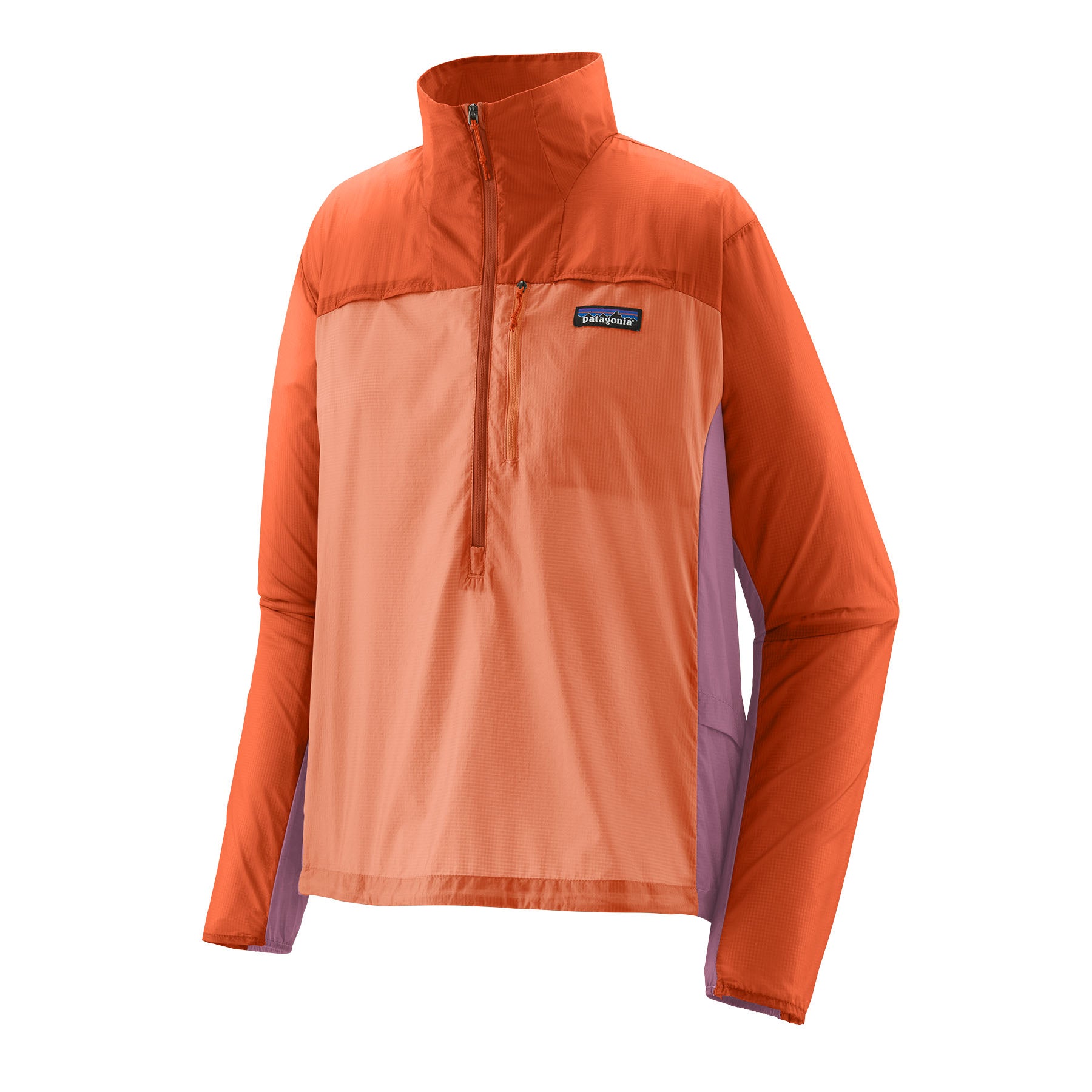 Women's Houdini Stash 1/2 Zip Softshell Jacket - Orange