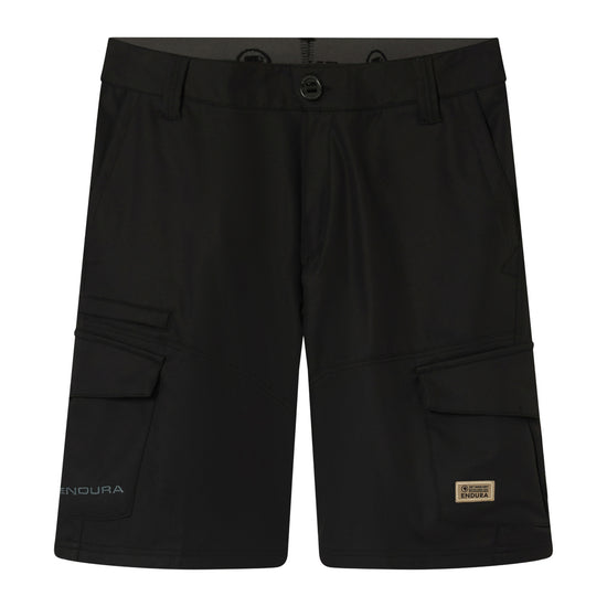 Men's Loop Cargo Shorts with Liners - Black