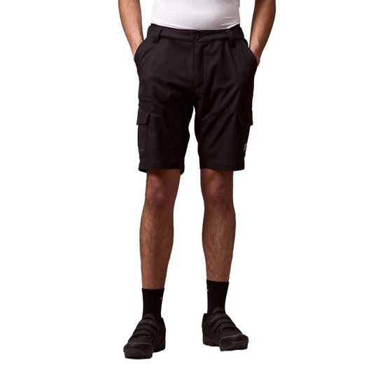 Men's Loop Cargo Shorts with Liners - Black