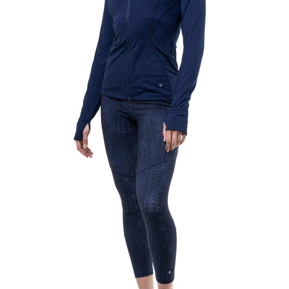 Women's Tech 7/8 Length Cropped Tights - Navy