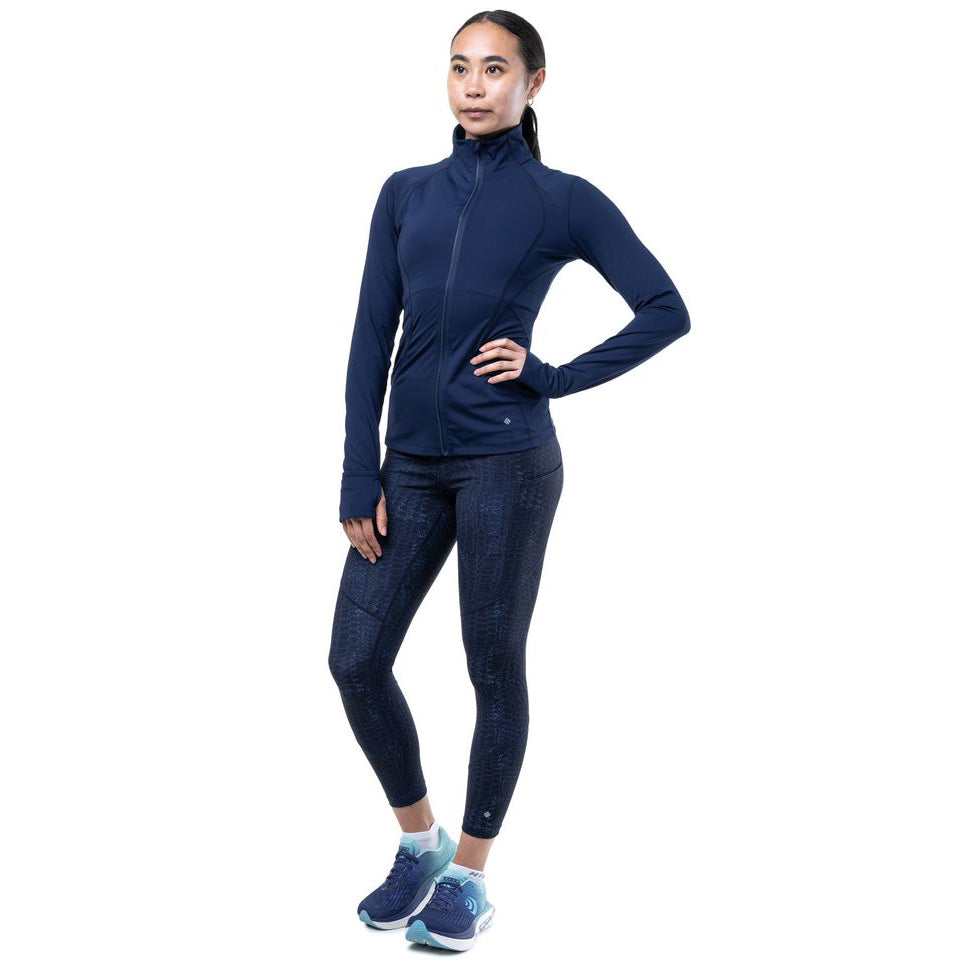 Women's Tech 7/8 Length Cropped Tights - Navy