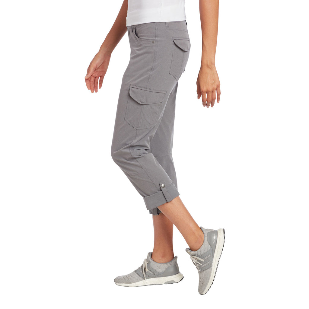 Women's Freeflex Roll-Up Pants - Regular -  Grey