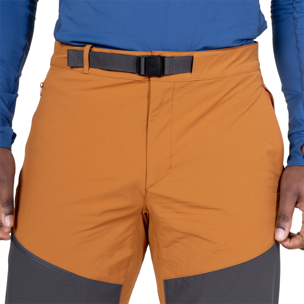 Men's Ibex Alpine Pants - Regular - Brown / Grey