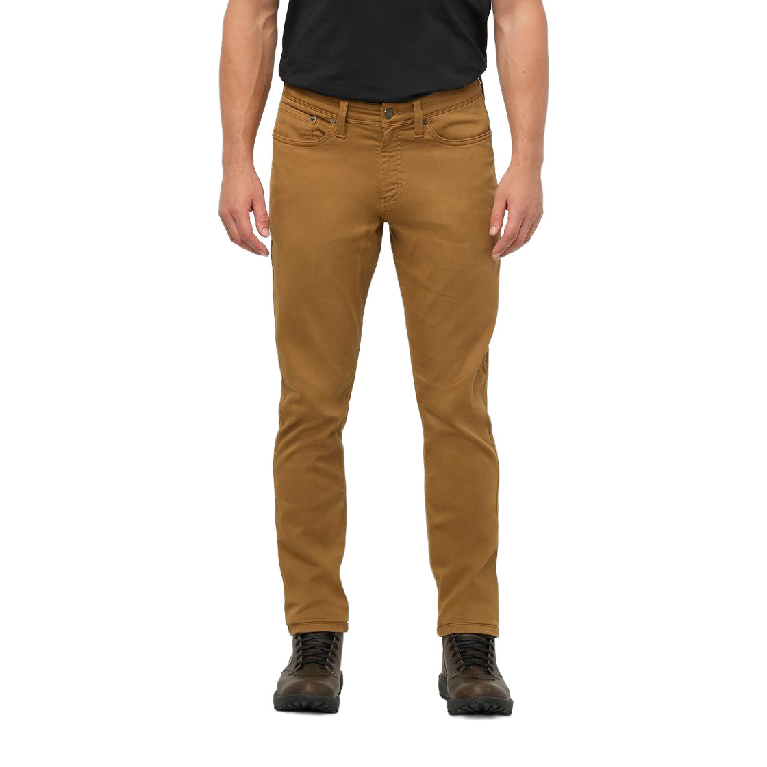 Men's No Sweat Athletic Taper Pants - Regular - Brown
