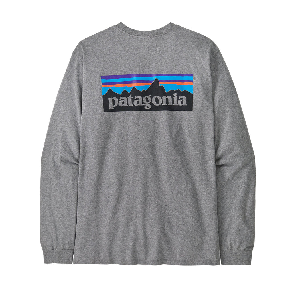 Men's Long-Sleeved P6 Logo Responsibili-Tee® T-Shirt - Grey