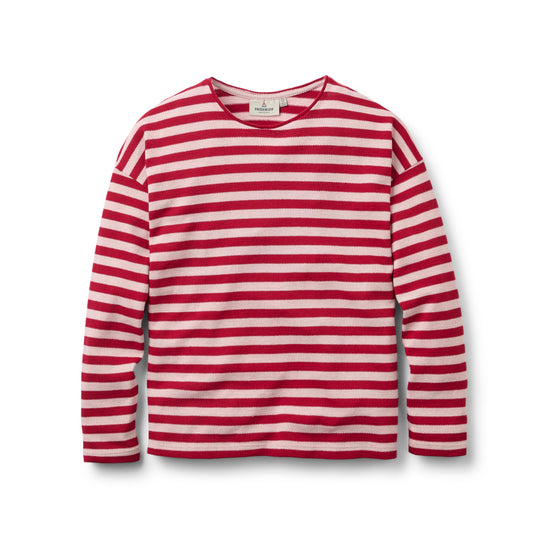 Women's Panorama Striped Long-Sleeve T-Shirt - Red / White