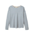 Women's Panorama Striped Long-Sleeve T-Shirt - Blue / White
