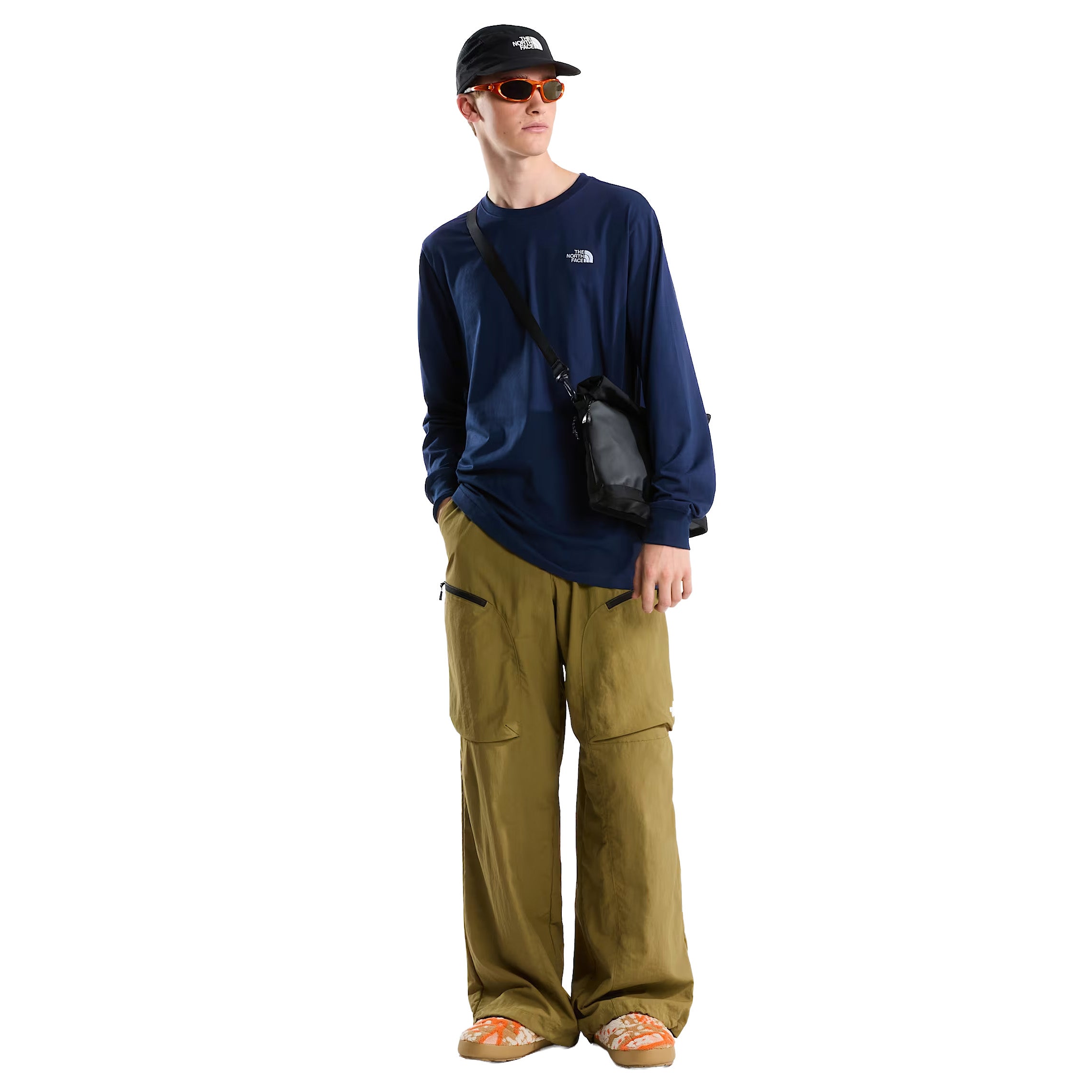 Men's Evolution Simple Dome Regular Long-Sleeve T-Shirt - Navy