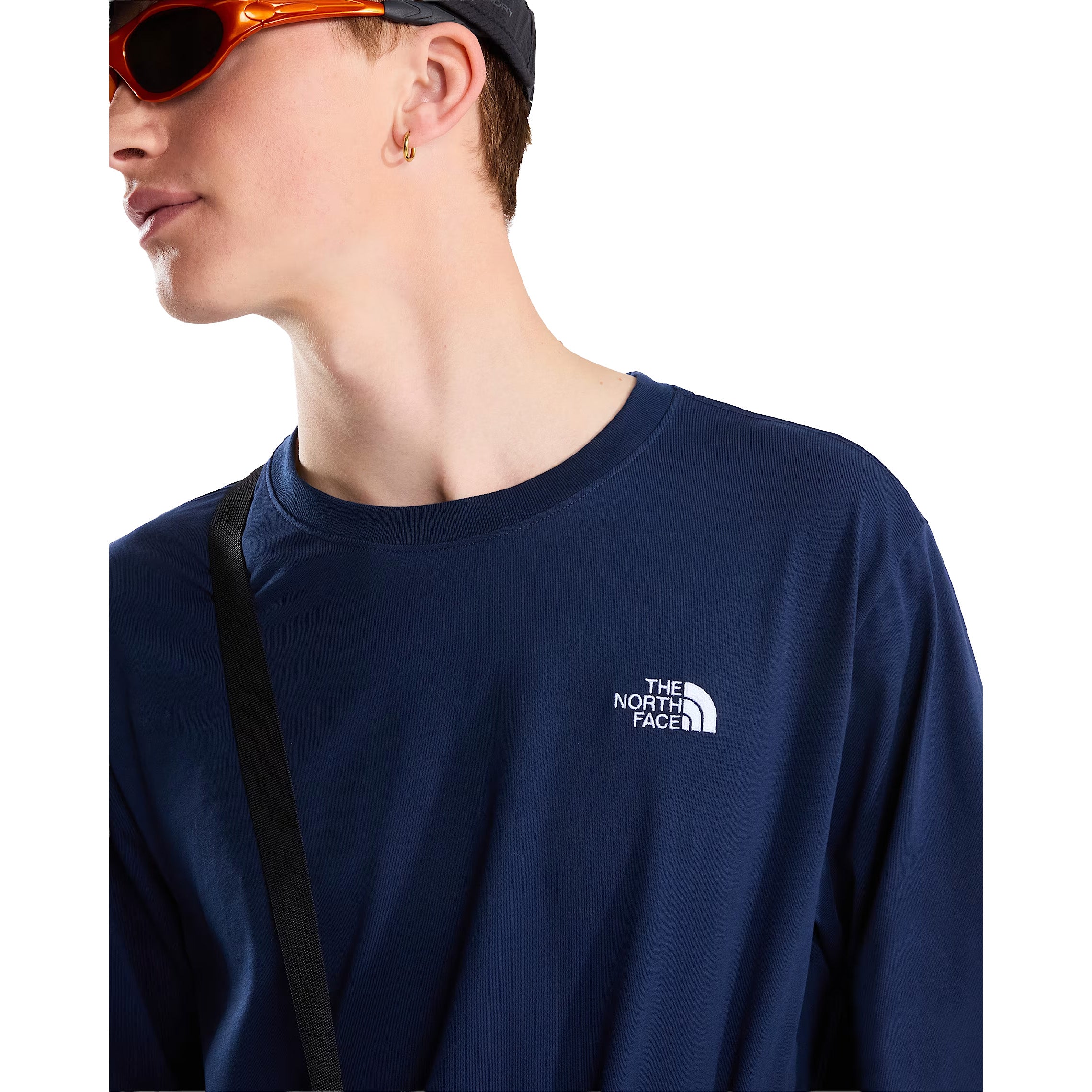 Men's Evolution Simple Dome Regular Long-Sleeve T-Shirt - Navy