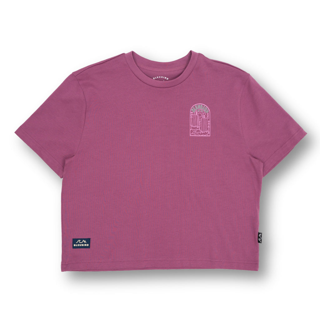 Women's Cascade Cropped T-Shirt - Pink