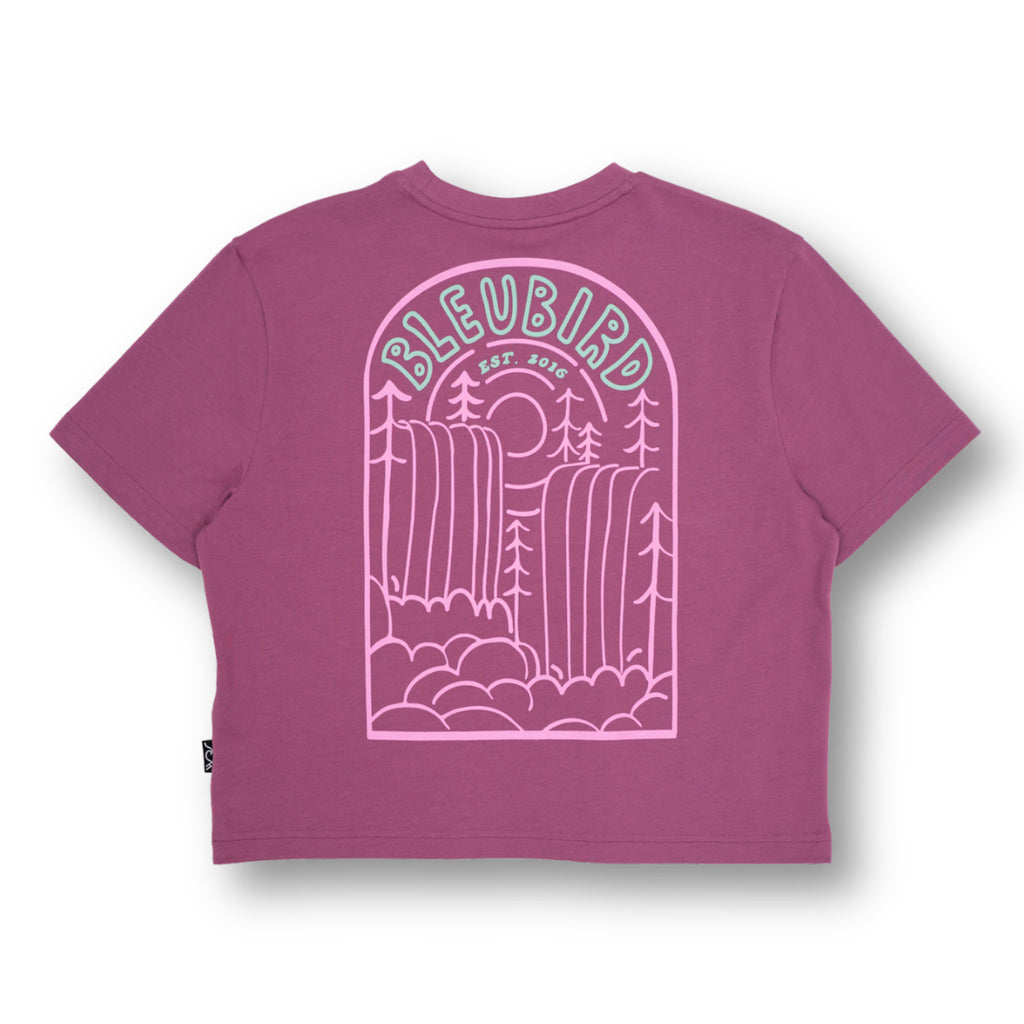 Women's Cascade Cropped T-Shirt - Pink