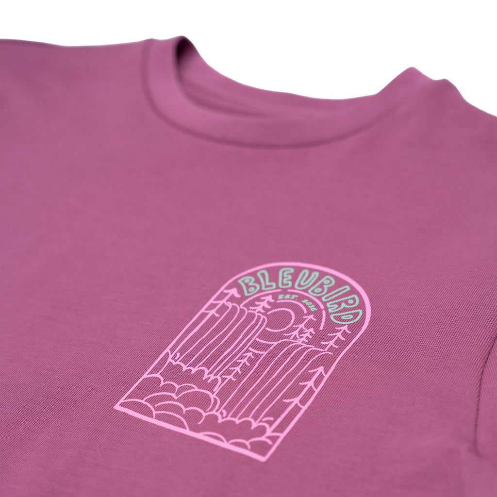 Women's Cascade Cropped T-Shirt - Pink
