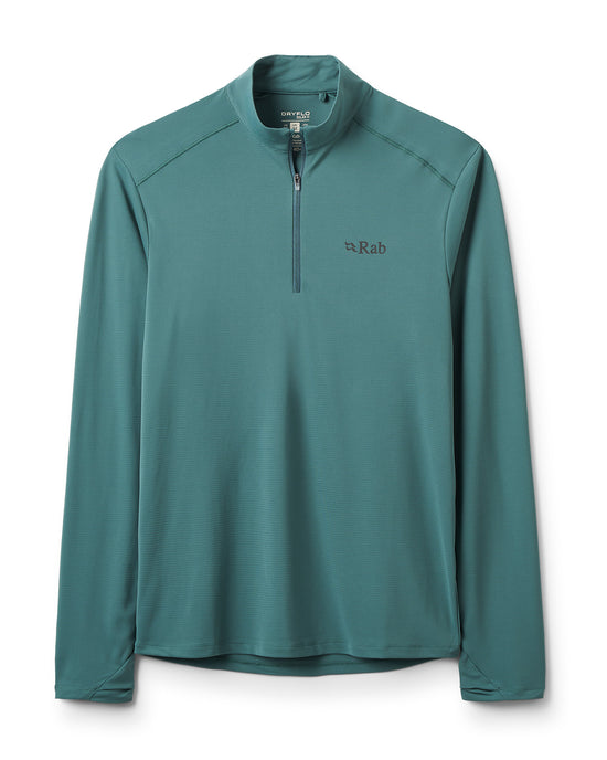 Men's Force Long-Sleeve Zip Top - Green